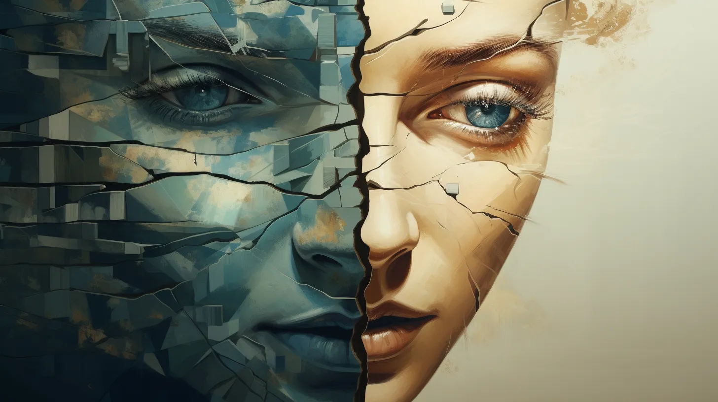 Unstable relationships, self-image, and intense mood swings.