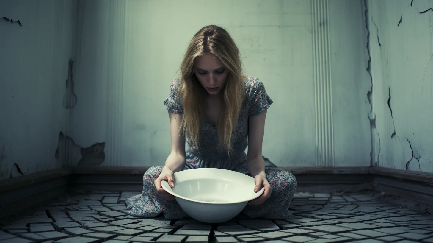 Disturbed eating habits and body image issues.