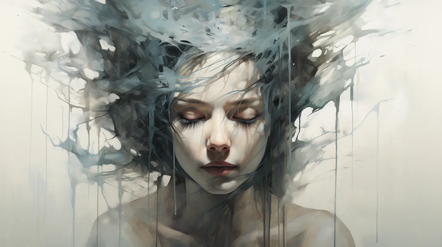 Persistent low mood, loss of interest, and feelings of hopelessness.