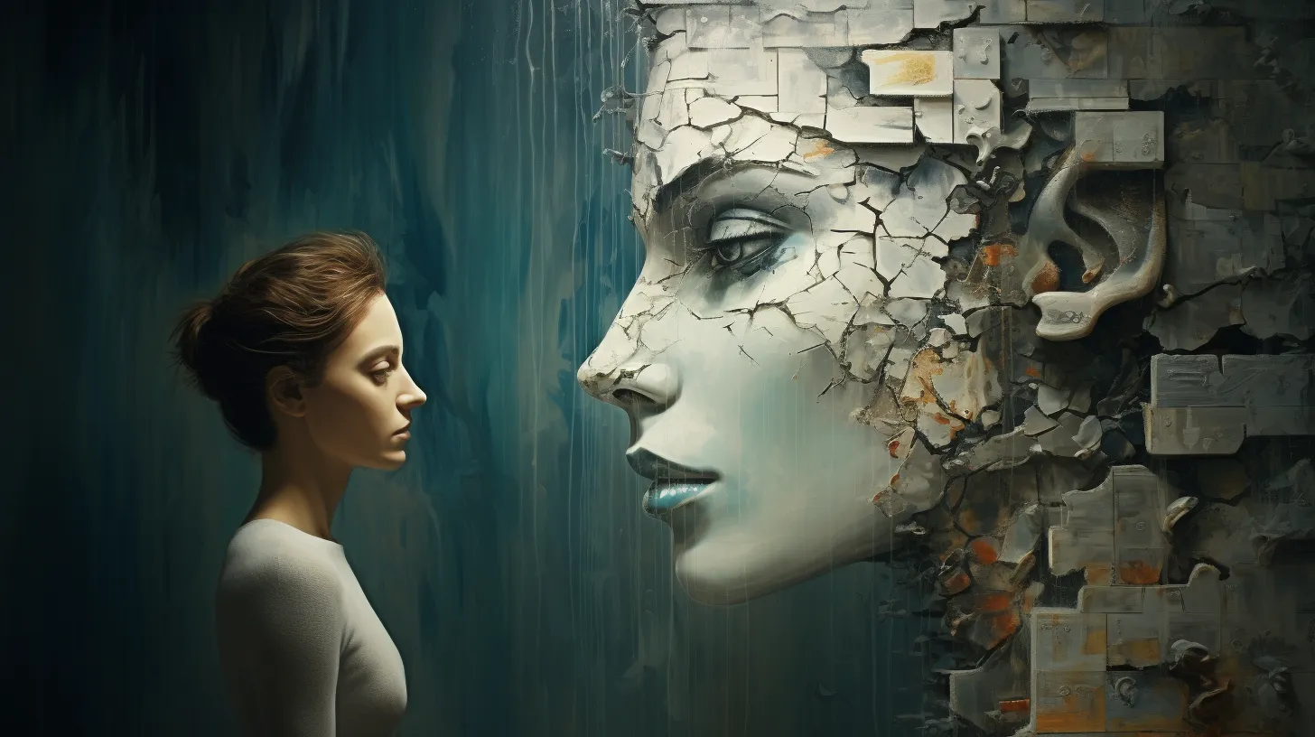 Exaggerated sense of self-importance and lack of empathy.