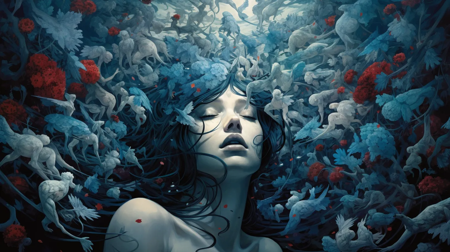 Distorted thinking, hallucinations, and impaired social functioning.